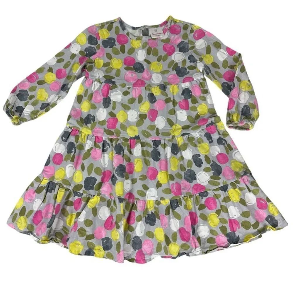 Hanna Andersson Twirly Tiered Dress 110 / 5 Flannel